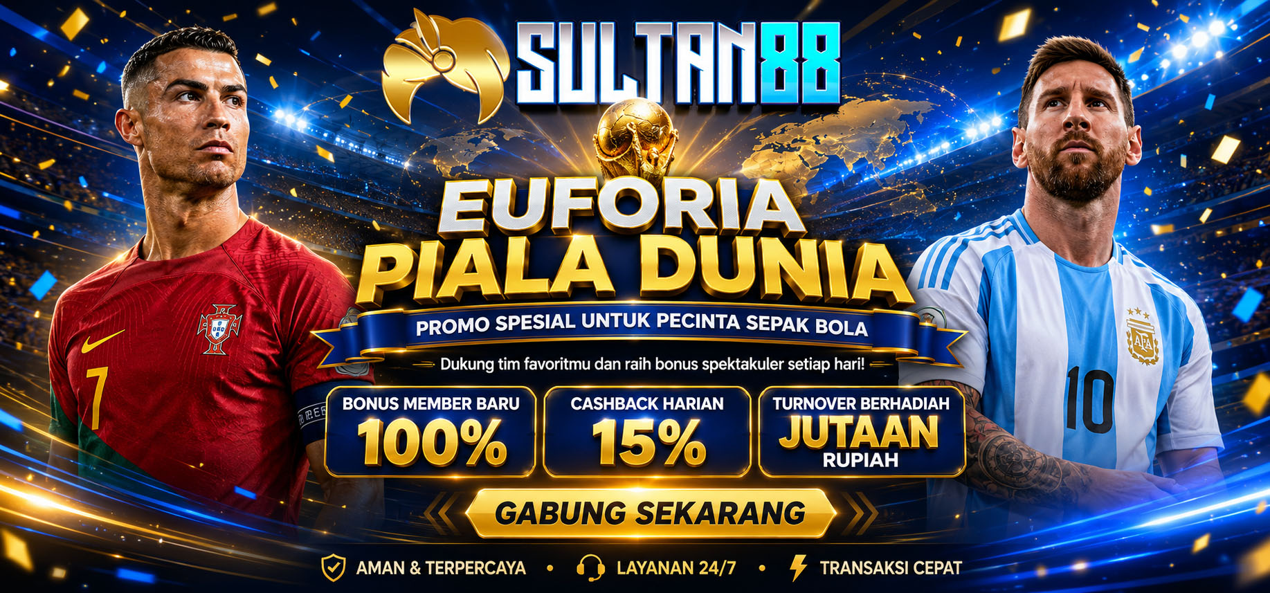 SULTAN88: Rayakan Piala Dunia & Dapatkan Promo Eksklusif Event Terbesar